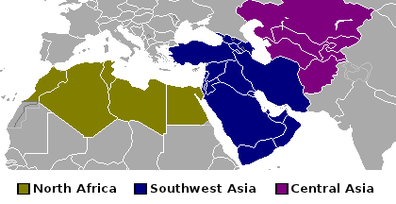 30 North Africa Southwest Asia And Central Asia Map Maps Database Source